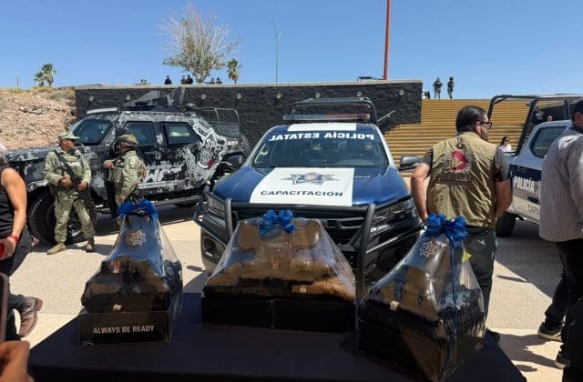 Entrega Maru equipamiento a Policías Estatales con inversión de más de 100 mdp
