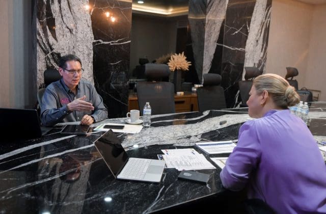 Revisa Maru Campos avances económicos con secretario de Hacienda rumbo al cierre de año
