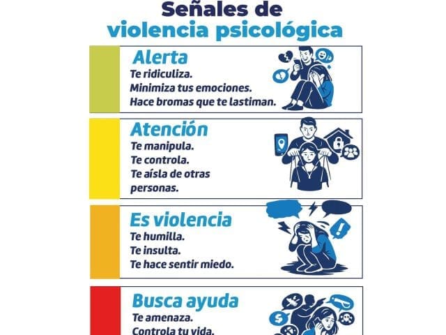 IMPAS invita a identificar señales de violencia y buscar apoyo psicológico