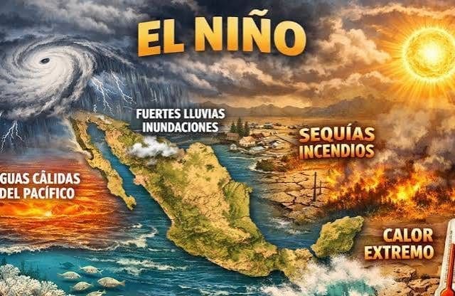 El Niño se fortalecerá y aumentará el riesgo de fenómenos extremos