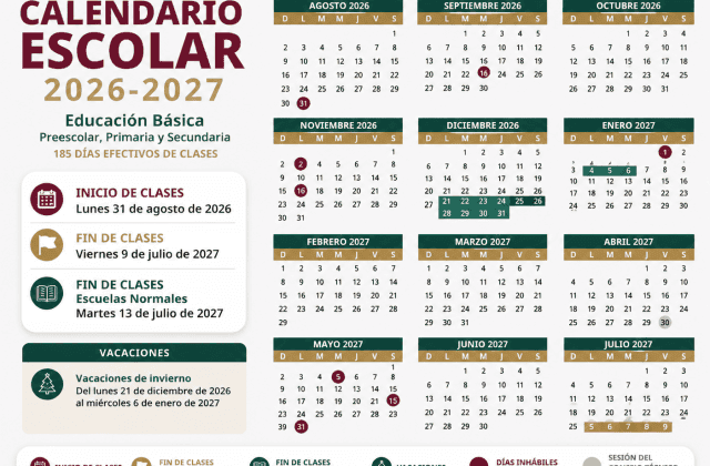 Regreso a clases en Chihuahua ya tiene fecha: SEP publica calendario escolar 2026-2027