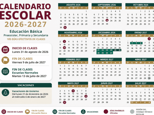 Regreso a clases en Chihuahua ya tiene fecha: SEP publica calendario escolar 2026-2027