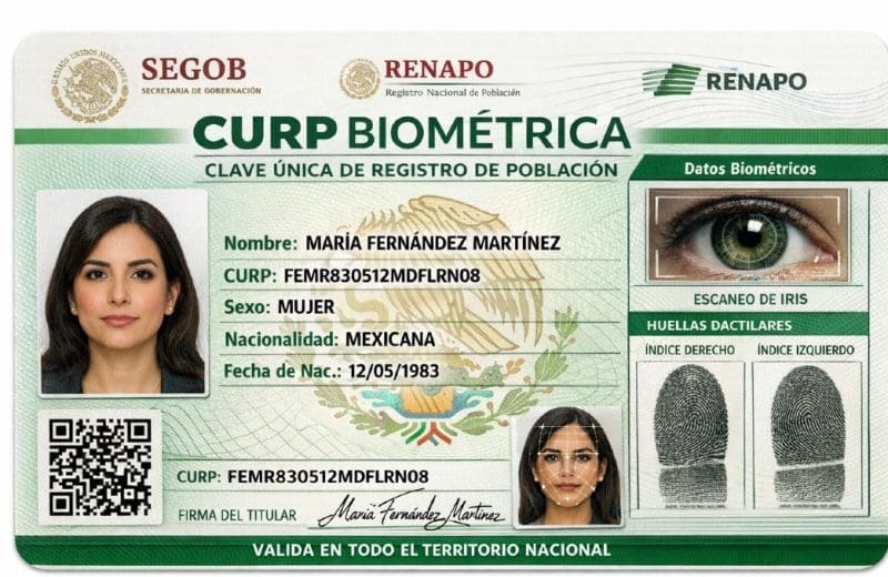 Chihuahua inicia programa piloto para el registro de la CURP Biométrica